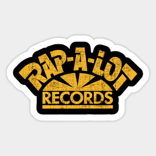 Rap A Lot // Vintage Sticker